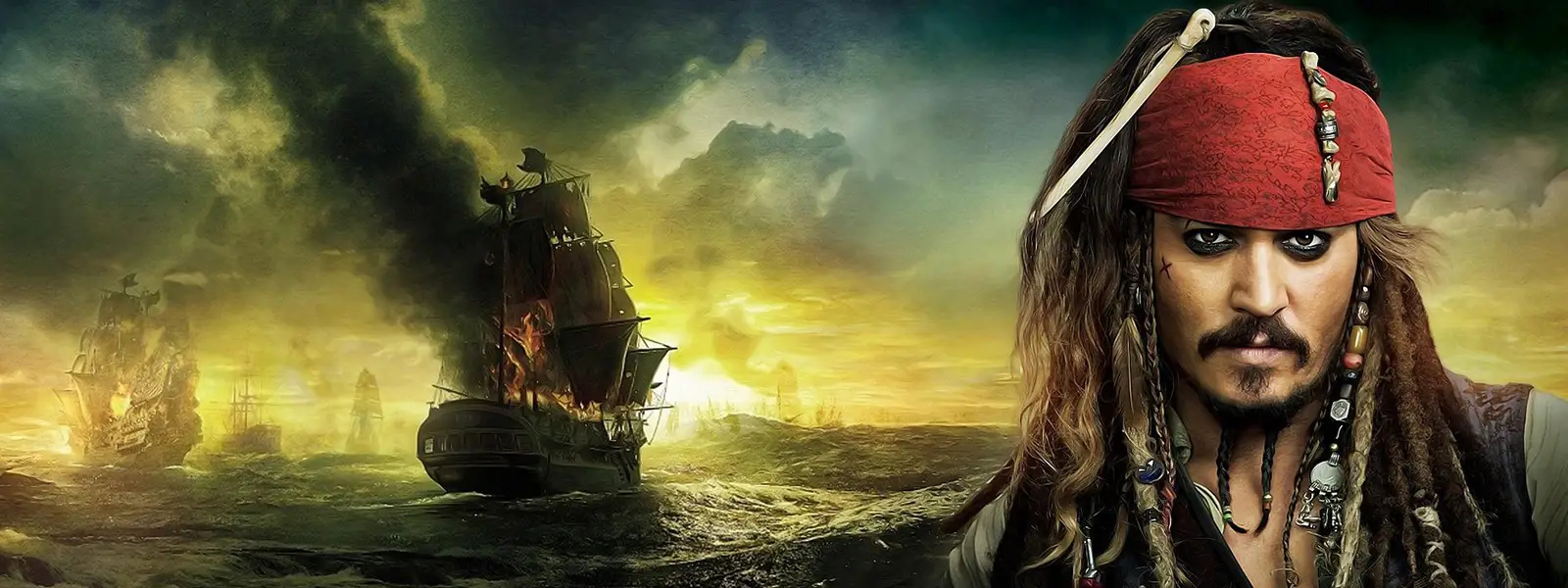 pirates of the Caribbean timeline banner art