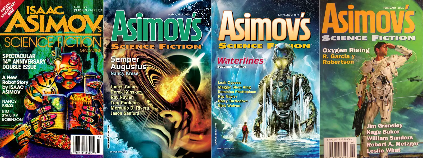 asimov's science fiction magazine banner