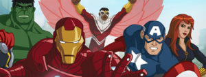 Banner image from the marvel animated universe of the 2010s.